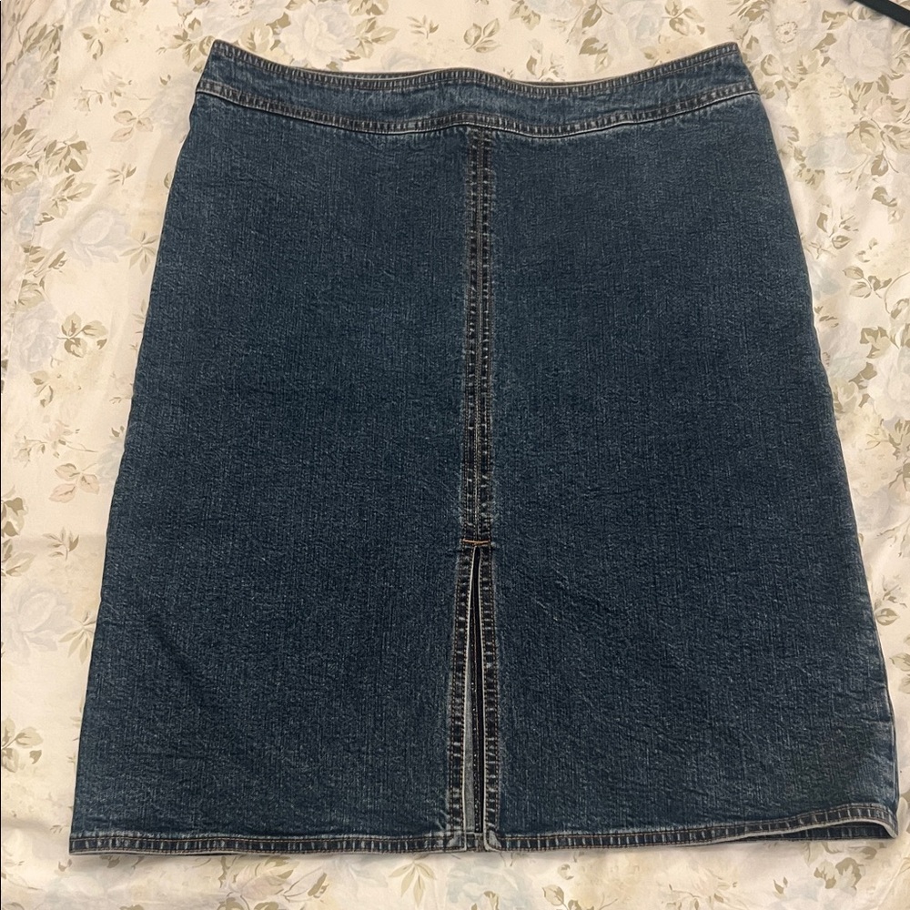 Loro Piana Denim Pencil Skirt